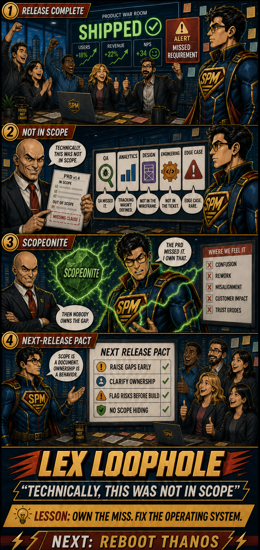 Super Prod-Man faces Lex Loophole.
